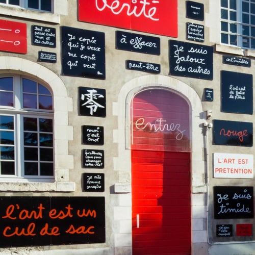 Ben Vautier, Le Mur des mots, 1995