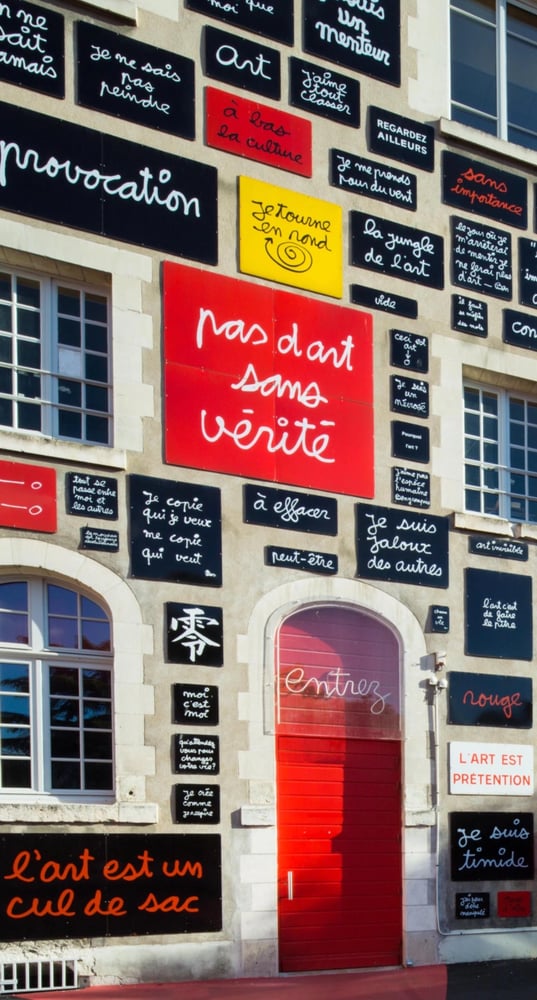 Ben Vautier, Le Mur des mots, 1995