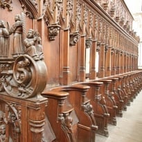 Les stalles de l'abbatiale de la Trinité de Vendôme