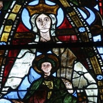 Le vitrail de Majesté Notre Dame "La Joconde du Vendômois"