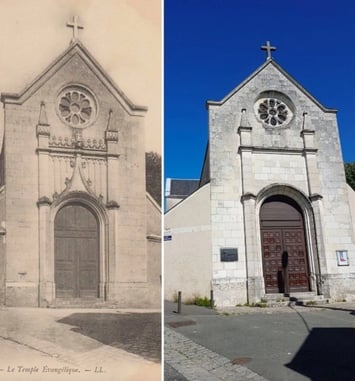 Le Temple à travers l'objectif