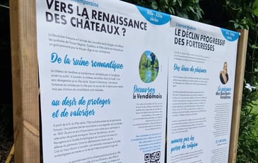 Exposition des châteaux médiévaux de la vallée du Loir