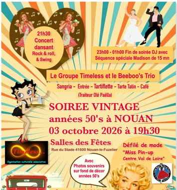 Soirée Vintage années 50’s à Nouan