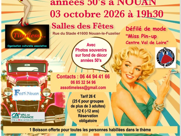 Soirée Vintage années 50’s à Nouan