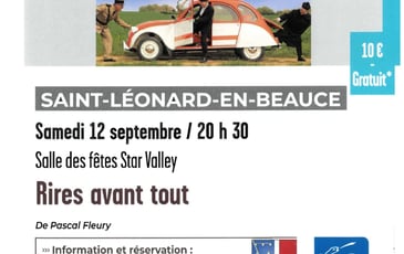 « Rires avant tout », spectacle Music-hall avec Pascal Fleury